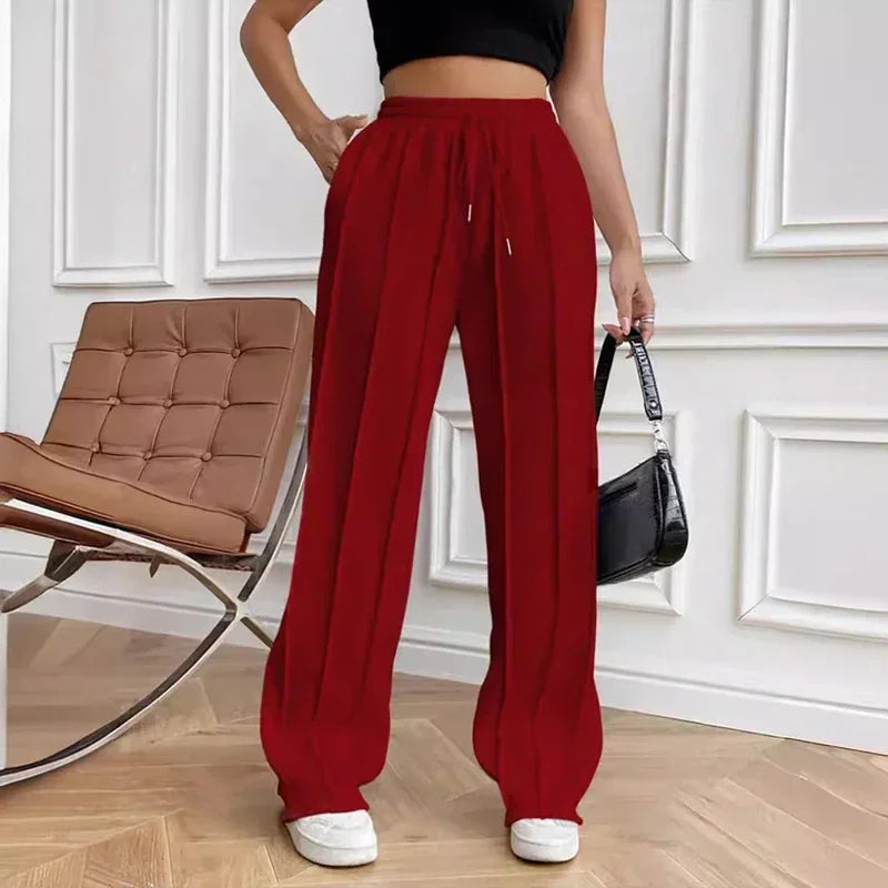 Women’s Streetwear Sweatpants – High Waist Loose Joggers